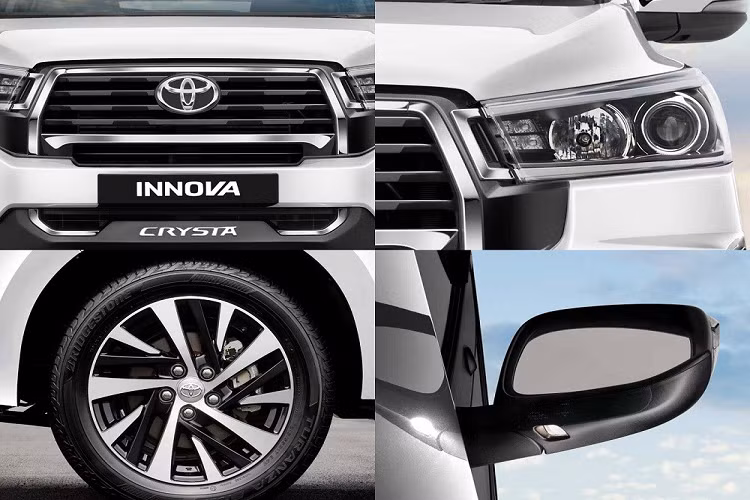 Theo đó, Toyota Innova Crysta 2023 bản VX có giá dao động từ 2,379 - 2,384 triệu Rupee (khoảng 683 - 684 triệu đồng). Con số tương ứng của bản ZX là 2,543 triệu Rupee (730 triệu đồng). Như vậy, Toyota Innova Crysta 2023 đắt hơn cả một số phiên bản của Innova Hycross mới.