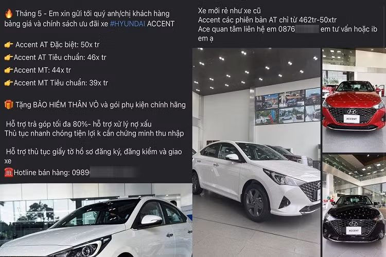 Don phien ban moi cua Toyota Vios, Hyundai Accent giam gia hang chuc trieu