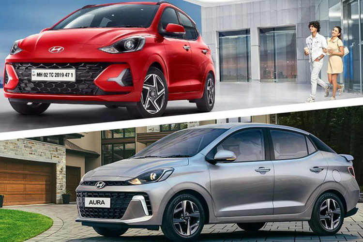 Aura thực chất chính là phiên bản sedan của Hyundai Grand i10. Đây cũng là phiên bản nâng cấp giữa vòng đời đầu tiên của Hyundai Aura thế hệ hiện tại. Do đó, xe chỉ thay đổi nhẹ trong thiết kế và trang bị.