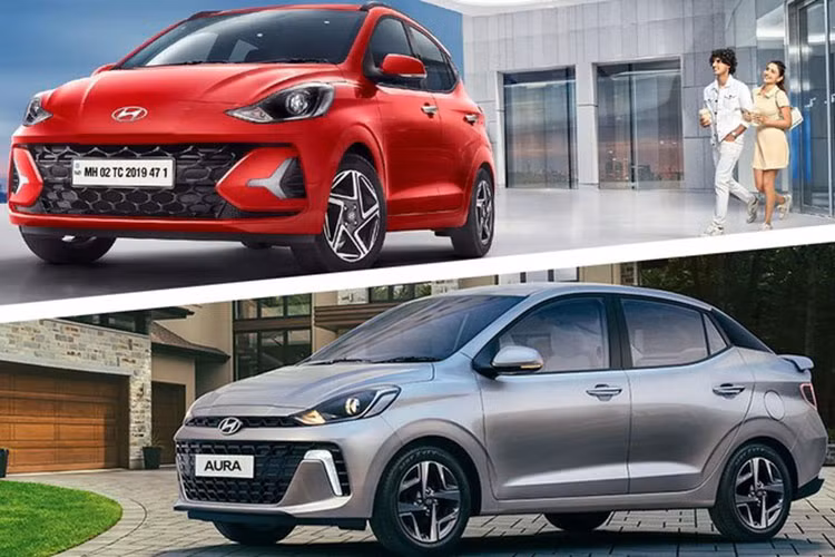 Aura thực chất chính là phiên bản sedan của Hyundai Grand i10. Đây cũng là phiên bản nâng cấp giữa vòng đời đầu tiên của Hyundai Aura thế hệ hiện tại. Do đó, xe chỉ thay đổi nhẹ trong thiết kế và trang bị.
