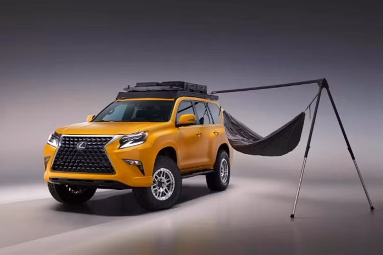 Bên cạnh việc giới thiệu phiên bản độ thế hệ mới, hãng xe Nhật cũng trưng bày hàng loạt xe theo từng vòng đời của Lexus GX như: Lexus GX470 2008, Lexus GX470 2009, Lexus GX460 2010 và các bản độ AAP Builds gồm Lexus GX 460 Premium 2022 thế hệ trước và Lexus GX 550 Overtrail+ 2024 hoàn toàn mới.