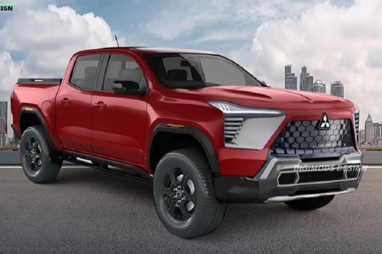 Tuy nhiên, mới đây, kênh Digimods Design đã phác họa một bộ khung hiện đại hơn cho mẫu bán này này. Hình ảnh phác họa khiến cho mẫu bán tải nhà Mitsubishi hầm hố, cơ bắp phù hợp với thị hiếu của người dùng tại Bắc Mỹ hơn.