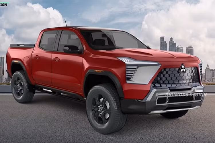 Tuy nhiên, mới đây, kênh Digimods Design đã phác họa một bộ khung hiện đại hơn cho mẫu bán này này. Hình ảnh phác họa khiến cho mẫu bán tải nhà Mitsubishi hầm hố, cơ bắp phù hợp với thị hiếu của người dùng tại Bắc Mỹ hơn.