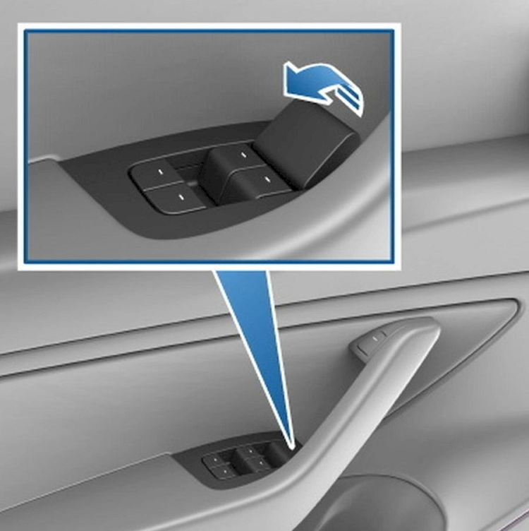 Tai xe bi nhot trong chiec Tesla Model Y vi xe het pin-Hinh-3