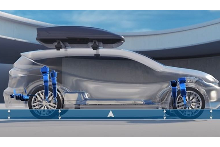 Để làm được điều này, ELC sử dụng các cảm biến để xác định chiều cao tối ưu và điều chỉnh bằng bơm thủy lực điện tác động lên cả bốn bánh.