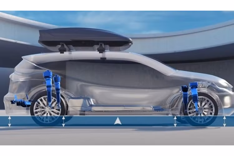 Để làm được điều này, ELC sử dụng các cảm biến để xác định chiều cao tối ưu và điều chỉnh bằng bơm thủy lực điện tác động lên cả bốn bánh.