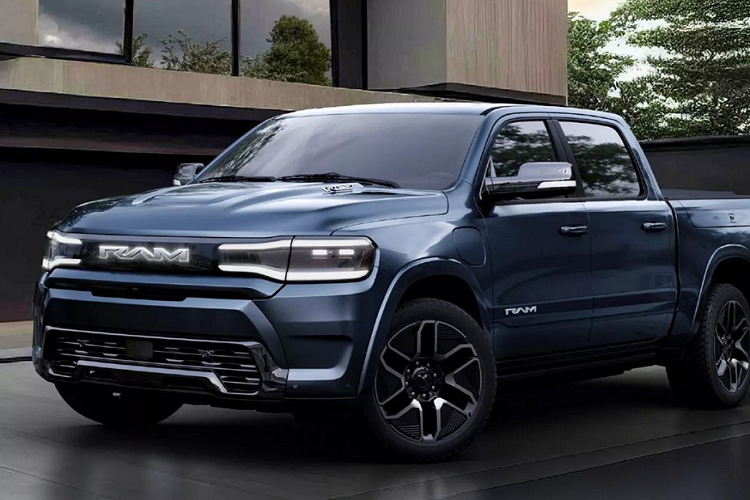 Tại triển lãm Điện tử Tiêu dùng CES 2023 diễn ra vào hồi đầu tháng 1 vừa qua, thương hiệu Ram đã trưng bày mẫu xe bán tải thuần điện 1500 Revolution BEV dưới dạng xe concept. Chỉ vài tuần sau, hãng xe Mỹ đã nhanh chóng vén màn Ram 1500 REV 2024 mới - phiên bản thương mại của mẫu xe concept này.