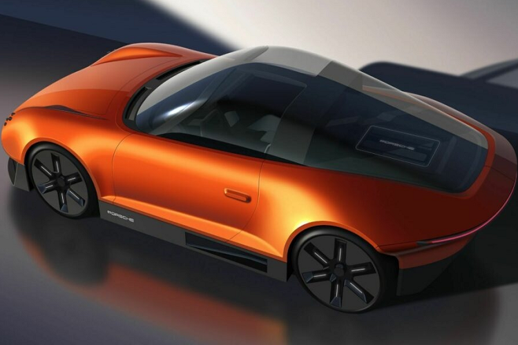 Tương tự các phiên bản động cơ xăng truyền thống, Porsche 911 thuần điện dưới phác thảo của Nicolas Vigier vẫn là mẫu coupe 2 chỗ ngồi. Nâng đỡ cho chiếc xe là phần gầm với lớp sơn phủ màu đen để hợp thành ngoại thất 2 tông màu. Nicolas Vigier trang bị cho mẫu Porsche 911 này một bộ la-zăng 6 chấu được hoàn thiện bằng màu đen mờ.