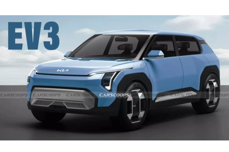 Về thiết kế, Kia EV3 2024 chạy điện sẽ mang dáng dấp hiện đại, cá tính với nhiều góc cạnh và hình khối hơn "đàn anh" EV5 hay EV9. So với bản concept ra mắt hồi tháng 10/2023, Kia EV3 sẽ có một số tinh chỉnh để phù hợp với điều kiện thực tế hơn.