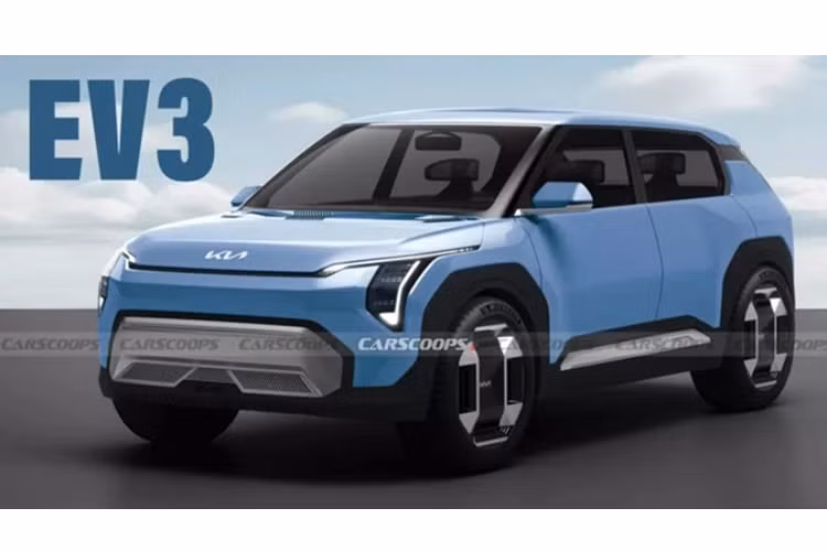 Về thiết kế, Kia EV3 2024 chạy điện sẽ mang dáng dấp hiện đại, cá tính với nhiều góc cạnh và hình khối hơn "đàn anh" EV5 hay EV9. So với bản concept ra mắt hồi tháng 10/2023, Kia EV3 sẽ có một số tinh chỉnh để phù hợp với điều kiện thực tế hơn.
