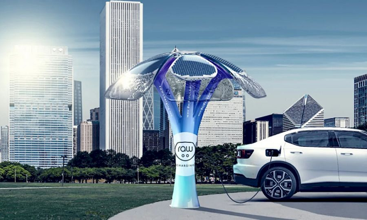 Cay nang luong mat troi giup sac oto dien tu 510 trieu dong