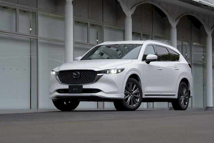 Vào năm ngoái, hãng xe Nhật Bản chính thức xác nhận sẽ ra mắt Mazda CX-80 thế hệ mới tại thị trường nội địa. Đây là mẫu SUV 3 hàng ghế nằm trong dự án Large products của thương hiệu Nhật Bản này và có kích thước tương tự mẫu xe "đàn anh" Mazda CX-8 đang bán trên thị trường. 