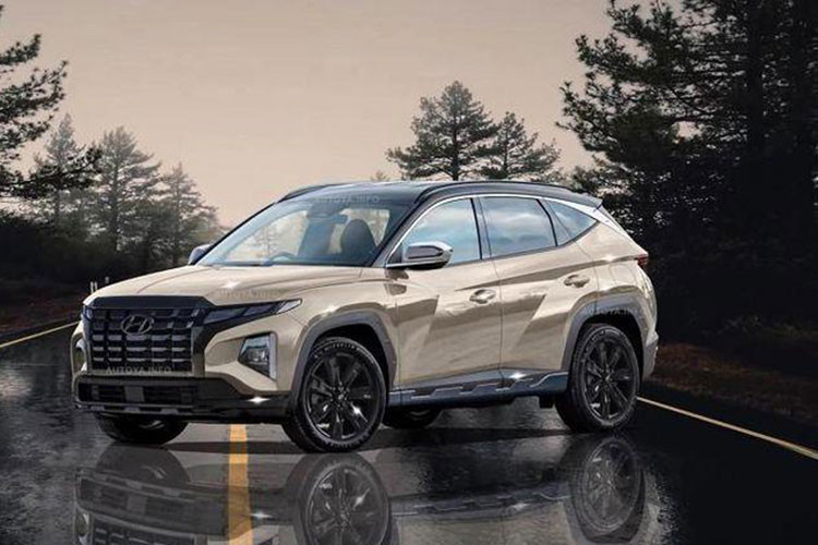 Hệ thống đèn chiếu sáng trước có thiết kế hai tầng với phần trên là đèn LED chạy ban ngày, trong khi phần dưới là đèn pha chính. Hyundai Creta facelift cũng có thể có kiểu đèn H-style DRL như trên mẫu SUV siêu nhỏ Hyundai Exter sắp ra mắt.