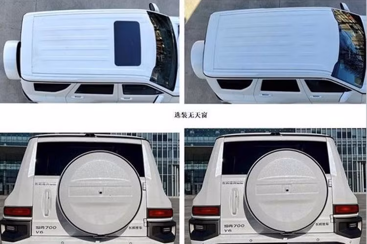 Xe gây ấn tượng mạnh với những đường nét thiết kế đi theo xu hướng thẳng hoá với phần nắp ca-pô dài, bộ cản dưới trước/sau cỡ lớn, cụm đèn chiếu sáng to bản, khoảng sáng gầm xe cao chuẩn địa hình hay rất nhiều chi tiết được ốp crom nhằm gia tăng sự nổi bật cho xe.