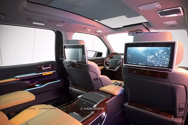 Hình ảnh xuất hiện ở phút 12:20 trong video tại buổi công bố cho thấy cái nhìn khái quát về chiếc xe, nó sở hữu nắp ca-pô dài, đường nét vuông vức, Cột D và đuôi lấy cảm hứng từ phong cách hoài cổ trông tương tự như Rolls-Royce Cullinan. Nếu thực sự ra mắt với kiểu dáng này thì đặt biệt danh “Rolls-Royce đến từ Nhật Bản” cũng không sai.