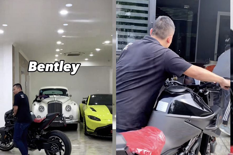 Bộ khung thép ống mắt cáo màu cam nổi bật của KTM 1290 Super Duke đã chuyển sang sơn màu đen trên phiên bản Brabus 1300 R. Khung phụ phía sau cũng được làm từ vật liệu composite nhưng yên xe trên bản độ Brabus dày hơn và có thêm tính năng sưởi.