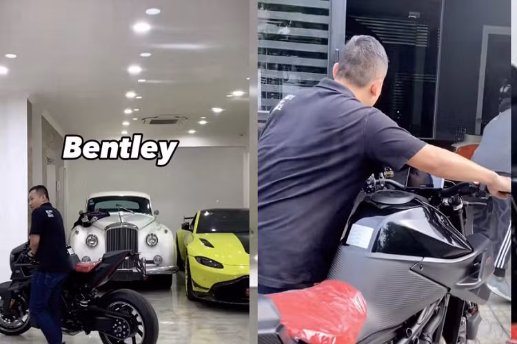 Bộ khung thép ống mắt cáo màu cam nổi bật của KTM 1290 Super Duke đã chuyển sang sơn màu đen trên phiên bản Brabus 1300 R. Khung phụ phía sau cũng được làm từ vật liệu composite nhưng yên xe trên bản độ Brabus dày hơn và có thêm tính năng sưởi.