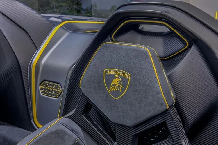 “Ngoại hình” của Lamborghini Auténtica độc đáo với hai mái vòm cùng các thanh bảo vệ tích hợp, lấy cảm hứng từ những chiếc roadster đua mui trần trong quá khứ.