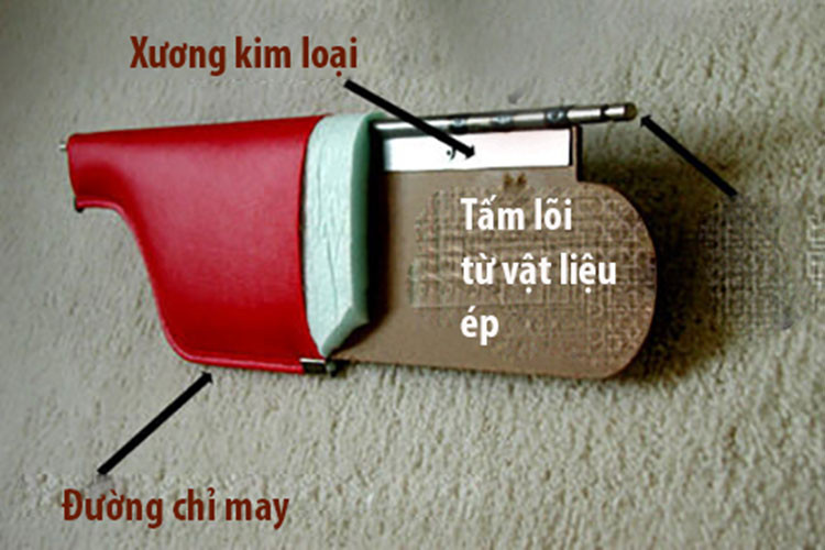 Tấm che nắng ôtô xuất hiện từ năm 1931. Phần lõi của bộ phận này thường có cấu tạo gồm một tấm giấy ép hoặc gỗ ép, bọt biển, xốp, gắn lên bộ xương từ kim loại uốn cong ở góc. Tuỳ vào nhà thiết kế, tấm chắn nắng bên trong ôtô có thể tích hợp thêm các bộ phận như ngăn giữ giấy tờ hoặc tích hợp gương trang điểm kèm đèn chiếu sáng.