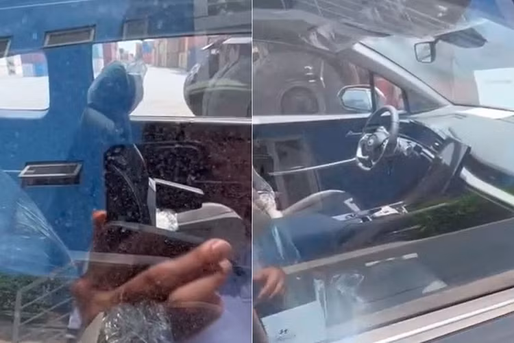 Bên trong chiếc Hyundai Custo xuất hiện tại cảng ở Việt Nam là không gian nội thất 6 chỗ ngồi với 2 ghế thương gia ở hàng ghế giữa. Ngoài ra, tại thị trường Trung Quốc, mẫu MPV này còn có cả phiên bản 7 chỗ với ghế dài ở giữa.