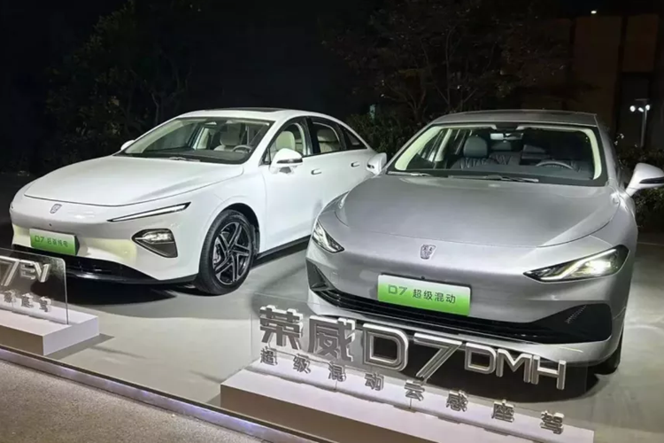 DMH sử dụng thiết kế tay nắm cửa truyền thống, trong khi các mẫu xe EV sử dụng thiết kế ẩn để giảm lực cản của gió hơn nữa. Về lựa chọn màu sắc, Roewe D7 cung cấp 5 màu xe: xám trang nhã, trắng sáng, bạc lưỡi dao, đen ngọc trai và xanh Yuguang.