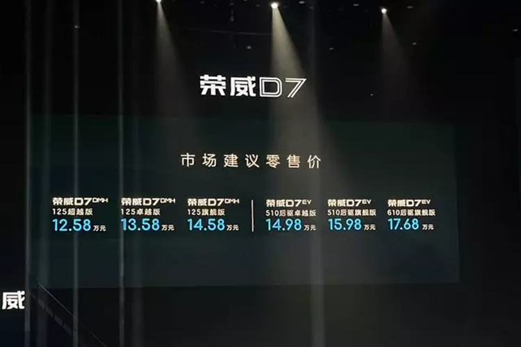Trở lại với Roewe, nó được ra mắt vào năm 2006. Bây giờ, nó đã tung ra sản phẩm mới nhất của mình, chiếc sedan D7. Vào ngày 8 tháng 11 năm 2023, mẫu sedan cỡ trung đến cỡ lớn mới Roewe D7 của SAIC đã chính thức ra mắt với 6 mẫu mã bao gồm phiên bản DMH hybrid và phiên bản điện EV, hứa hẹn sẽ làm nhiều đối thủ phải lo sợ trước giá bán hấp dẫn, cùng công nghệ hiện đại.