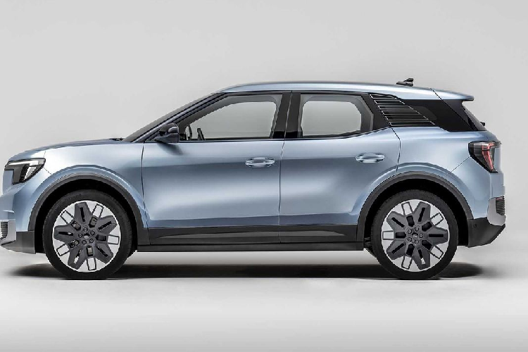 Các chi tiết nổi bật về thiết kế trên chiếc SUV điện có lưới tản nhiệt đóng kín như một tấm “khiên”, đèn ban ngày đan xen với dòng chữ Explorer bao quanh tấm chắn, tấm bảo vệ chữ U và đèn hậu dọc gợi nhớ đến Explorer thông thường.