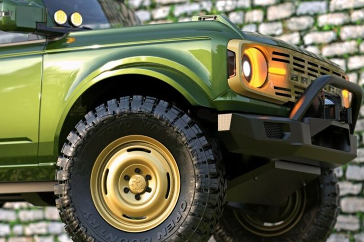 Các thay đổi của bản độ này bắt đầu với bộ cản trước Body Armor 4X4 hầm hố và lưới tản nhiệt IAG màu vàng đồng. Hệ thống chiếu sáng của xe cũng được nâng cấp với đèn pha và đèn hậu của Oracle, đi kèm bộ đèn phụ trợ mang thương hiệu Rigid Industries.