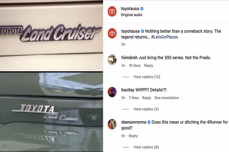 Mặc dù có một số điểm tương đồng với GX, nhưng Land Cruiser Prado 2024 vẫn sẽ có một số chi tiết khác biệt để trở nên nổi bật hơn. Điển hình như phần đầu xe có thể vuông vắn hơn, đèn pha có vẻ đặt thấp hơn, đèn hậu lớn hơn đáng kể hay cản sau kéo ra ngoài nhiều hơn.