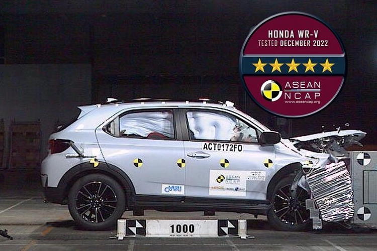 Honda WR-V dat 5 sao ASEAN NCAP nho goi an toan chu dong