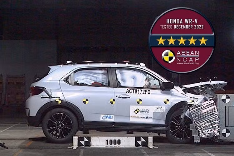 Honda WR-V dat 5 sao ASEAN NCAP nho goi an toan chu dong