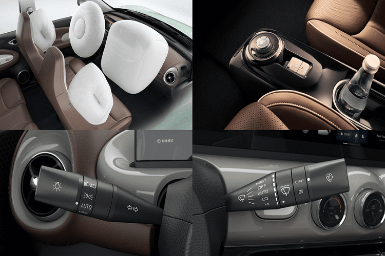 Không chỉ có quãng đường di chuyển dài hơn, Wuling Bingo phiên bản cao cấp nhất còn được bổ sung những trang bị như cần gạt nước tự động và đèn pha tự động bật/tắt. Xe cũng có thêm 3 màu sơn ngoại thất mới là hồng Morning Glow, xanh lá Light Bay Green và xanh dương Breeze Blue. Đây là 3 màu sơn được người tiêu dùng Trung Quốc bình chọn nhiều nhất.