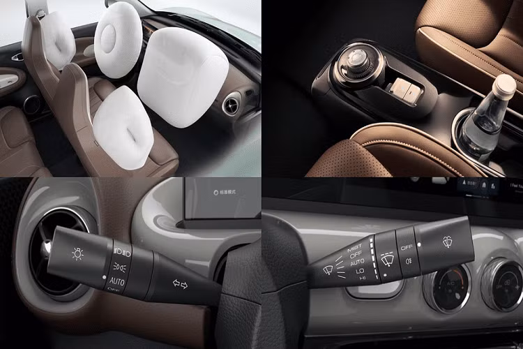 Không chỉ có quãng đường di chuyển dài hơn, Wuling Bingo phiên bản cao cấp nhất còn được bổ sung những trang bị như cần gạt nước tự động và đèn pha tự động bật/tắt. Xe cũng có thêm 3 màu sơn ngoại thất mới là hồng Morning Glow, xanh lá Light Bay Green và xanh dương Breeze Blue. Đây là 3 màu sơn được người tiêu dùng Trung Quốc bình chọn nhiều nhất.