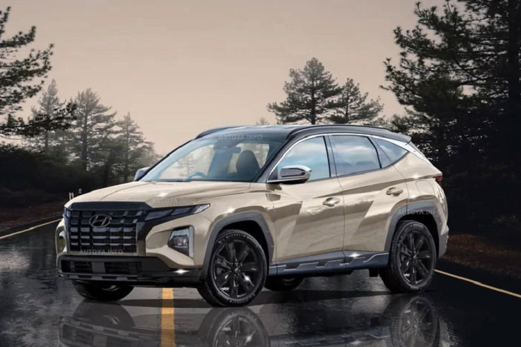 Thay đổi đáng chú ý tiếp theo của mẫu SUV cỡ C này chính là cần số điện tử mới nằm trên trục lái. Đây là trang bị đã được áp dụng cho Hyundai Kona và SantaFe 2024 mới. Ngoài ra, Tucson 2024 dự kiến còn có thêm vô lăng mới. Trong khi đó, động cơ của xe có thể sẽ không thay đổi.