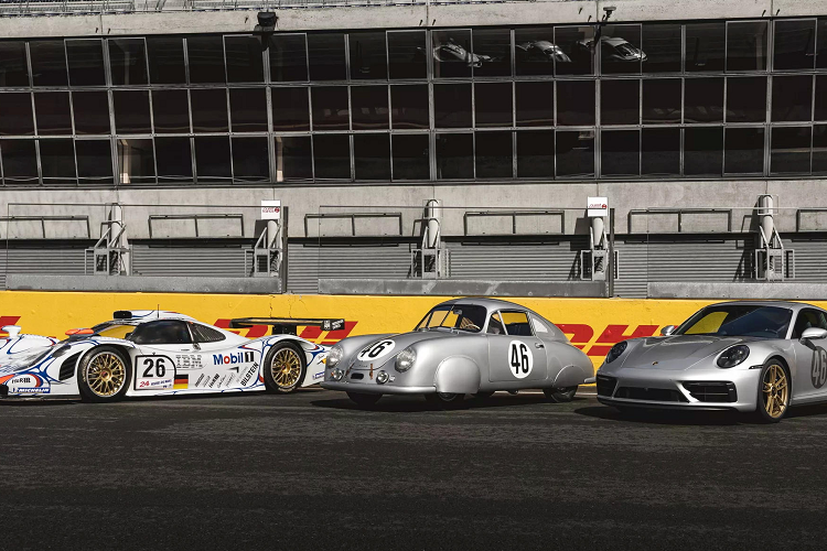 Chiếc Porsche 911 Carrera GTS Le Mans Centenaire Edition đặc biệt này có các điểm nhấn gợi lại ký ức về 2 lần những chiếc xe Porsche giành chiến thắng giải Le Mans.