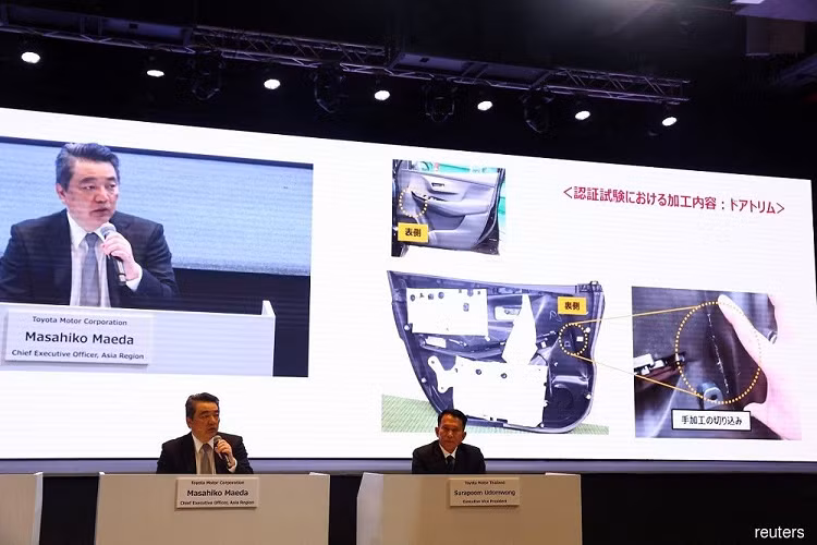 Daihatsu gian lan thu nghiem an toan do ap luc phat trien Toyota Vios