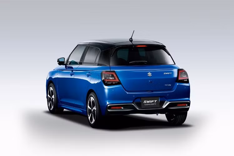 Suzuki gọi đây là mẫu xe Swift Concept. Tuy nhiên, sẽ không bất ngờ nếu phiên bản thương mại của Suzuki Swift 2024 sở hữu thiết kế giống xe concept. Qua những hình ảnh đầu tiên do hãng công bố, có thể thấy Suzuki Swift 2024 vẫn giữ lại thiết kế tổng thể của thế hệ cũ. Tất nhiên, hãng Suzuki cũng đã bổ sung một số chi tiết ngoại thất mới cho xe.