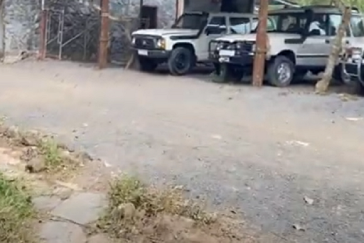 Sau khi ra về, 1 người giữ xe máy ở đây chia sẻ siêu xe hay xe thể thao chưa từng xuất hiện ở đây trong hơn 1 năm qua, từ khi anh làm việc. Garage được cố định bằng cây chụm vào nhau làm trụ, trên trần có thanh sắt và tôm lột cùng bảng hiệu "Tour xe siêu địa hình - băng rừng vượt thác".