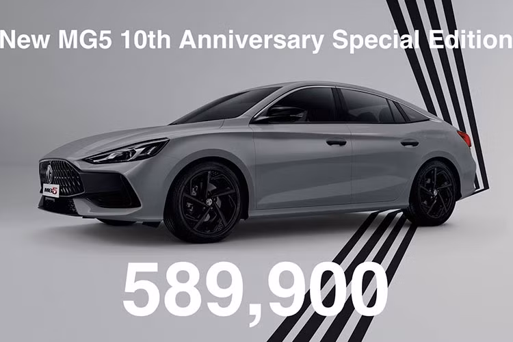 Mẫu xe này không có những tính năng an toàn chủ động như Toyota Vios hay Honda City ở thị trường Thái Lan. Mức giá xe MG5 10th Anniversary Special Edition bán ra khởi điểm từ 589.900 Baht (khoảng 390 triệu đồng).