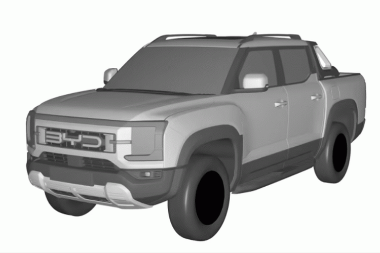 Theo Carscoops, BYD đang âm thầm phát triển một mẫu xe bán tải hoàn toàn mới. Sự xuất hiện của mẫu xe này sẽ giúp hoàn thiện dải sản phẩm của BYD, vốn đang khuyết một mẫu xe bán tải. Mới đây, thiết kế bên ngoài của mẫu ôtô này đã được hé lộ thông qua những hình ảnh trong đơn xin cấp bản quyền của xe BYD bán tải bị rò rỉ tại Trung Quốc.