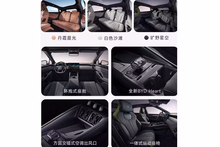 Chiếc xe BYD Song L 2023 còn được trang bị hệ thống kết nối mạng thông minh DiLink dựa trên bộ xử lý Snapdragon và cùng với Qualcomm để tùy chỉnh sâu nền tảng buồng lái ô tô hỗ trợ 5G. Âm thanh Dynaudio tùy chỉnh cấp độ HiFi 12 loa, hệ thống hương thơm chủ động, và chế độ cảnh mang lại trải nghiệm đắm chìm cho người dùng.