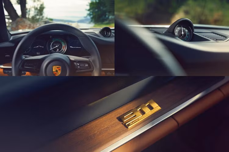 Porsche 911 Sport Classic 2023 của Cường Đô la mới lộ ảnh đã về Việt Nam sở hữu khối động cơ 6 xy-lanh, dung tích 3.8 lít, tăng áp kép sản sinh công suất tối đa 542 mã lực và mô-men xoắn cực đại 600 Nm.