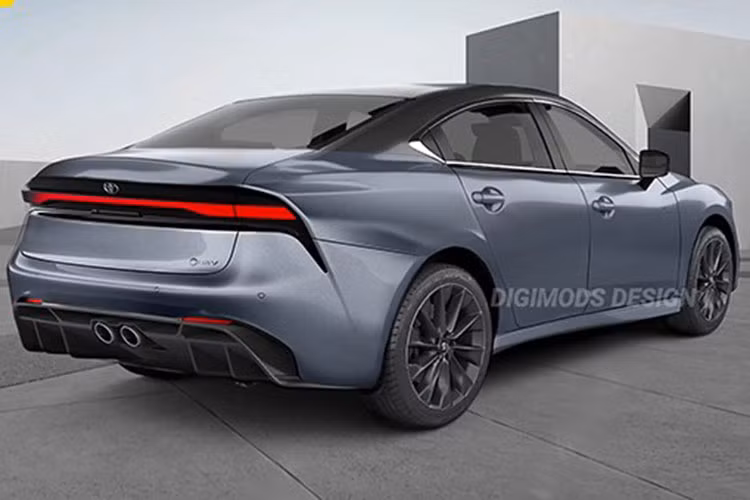 Nhà sản xuất ôtô Nhật Bản hiện vẫn giữ kín thông tin về thiết kế của Toyota Camry thế hệ thứ 9. Tuy vậy, xét tới những dòng tên Toyota mới ra mắt như Prius và Crown.