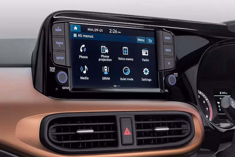 Thứ hai là động cơ chạy bằng khí nén thiên nhiên CNG với dung tích 1.2L, sản sinh công suất tối đa 69 mã lực và mô-men xoắn cực đại 92,5 Nm. Động cơ này đi với hộp số sàn 5 cấp.