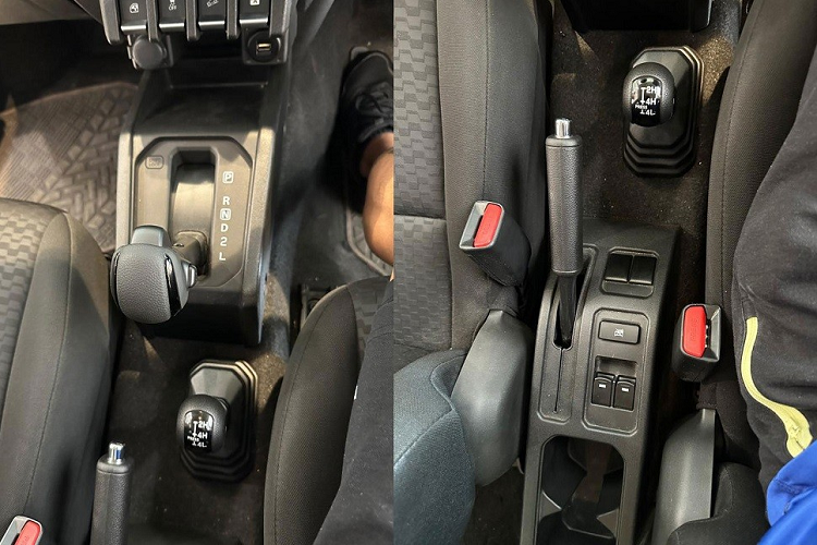 Phía sau ghế là khoang hành lý có thể tích 208 lít. Nếu ghế sau gập xuống, thể tích khoang hành lý tăng lên 332 lít. Đáng tiếc là các trang bị an toàn của Suzuki Jimny 5 cửa vẫn khá cơ bản với 6 túi khí, hệ thống chống bó cứng phanh ABS, phân bổ lực phanh điện tử EBD, trợ lực phanh BA, hỗ trợ xuống dốc, hỗ trợ khởi hành ngang dốc và camera lùi.