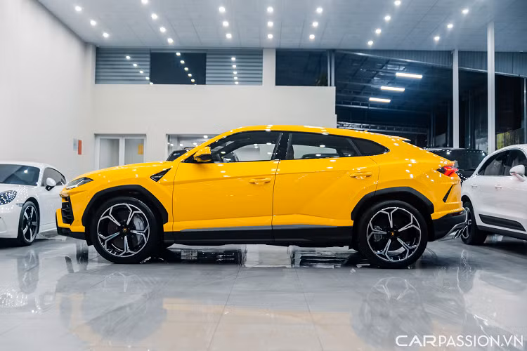 Tên gọi "Urus" như truyền thống của Lamborghini, tên gọi của chiếc xe xuất phát từ những giống bò tót tràn đầy sinh lực. Urus, hay còn được biết tới với tên gọi Aurochs, là một giống bò nguyên thủy to lớn và mạnh mẽ, tổ tiên của những gia súc hiện đại. Giống bò tót Tây Ban Nha lừng danh cũng có họ hàng và dáng vẻ tương đồng với Aurochs.