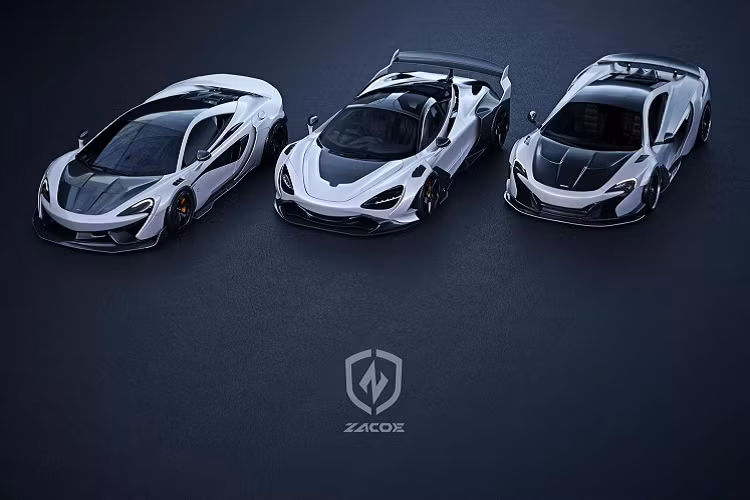 Ống xả đó bao gồm một tấm vải che bằng sợi carbon nằm trên boong sau. Zacoe chưa tiết lộ giá cả chi tiết cho hai bộ body kit mới và bộ ống xả của 650S