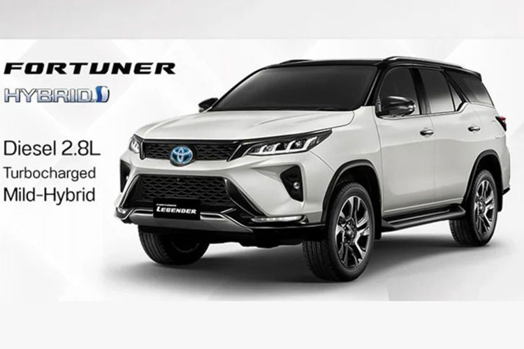 Toyota Fortuner 2024 moi se co dong co mild hybrid tiet kiem xang