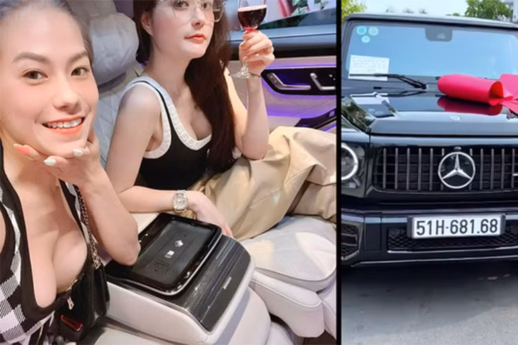 Ngoài việc tậu Mercedes-EQS 580 4Matic để làm xe hoa trong ngày cưới của vú em, cũng trong dịp này - ca sĩ Đoàn Di Băng còn chi ra tới hơn 10 tỷ đồng để mua thêm một chiếc SUV Mercedes-AMG G63 cho em gái mình để an ủi vì chuyện hiếm muộn.