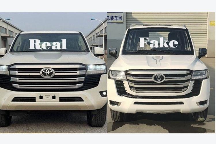 Chỉ cần thấy nguồn cầu đủ lớn, các "pháp sư" chuyên độ chế xe tại đất nước tỷ dân sẽ ngay lập tức cho ra bản sao có độ hoàn thiện ngoại thất giống bản "xịn" đến 80%-95%.